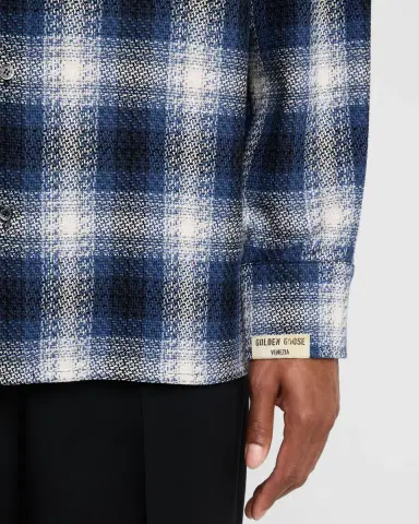 Golden Goose Men's Journey Woven Check Overshirt | Thumbnail 5 Golden Goose Men's Journey Woven Check Overshirt | Thumbnail 5