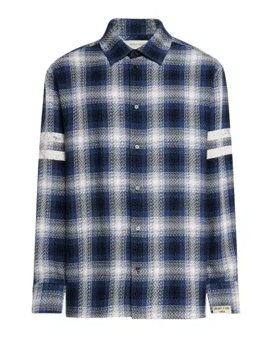 Golden Goose Men's Journey Woven Check Overshirt | Thumbnail 1 Golden Goose Men's Journey Woven Check Overshirt | Thumbnail 1