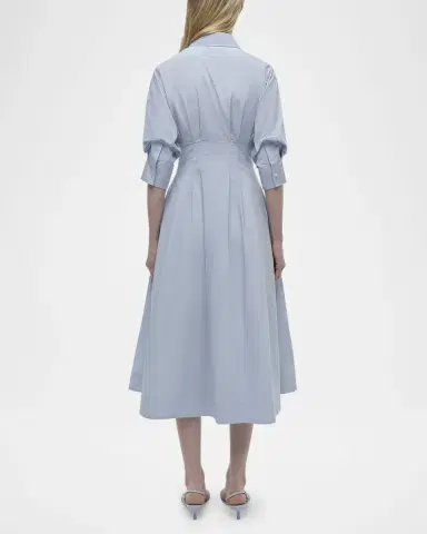 Simkhai Jazz Pintuck Midi Dress | Thumbnail 3 Simkhai Jazz Pintuck Midi Dress | Thumbnail 3