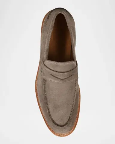 Frye Men's Tyler Flex Suede Penny Loafers | Thumbnail 4
