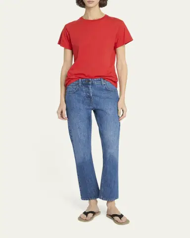 The Row Riaco Slim-Leg Ankle Jeans | Thumbnail 6