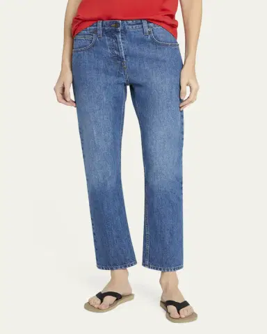 The Row Riaco Slim-Leg Ankle Jeans | Thumbnail 8