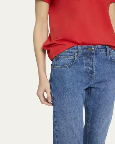 The Row Riaco Slim-Leg Ankle Jeans | Thumbnail 9