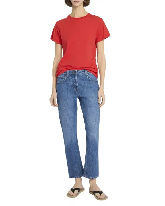 THE ROW Riaco Slim-Leg Ankle Jeans