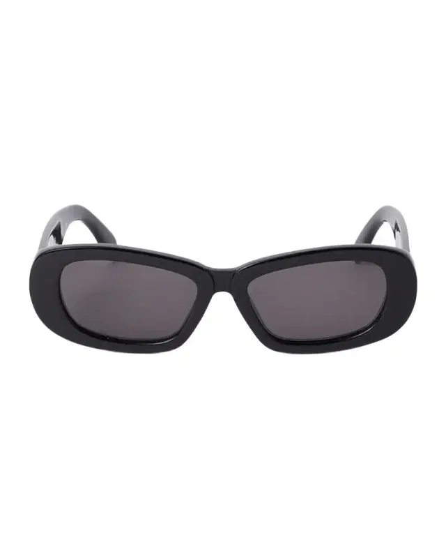 Palm Angels Men 's Dana Acetate Oval Sunglasses