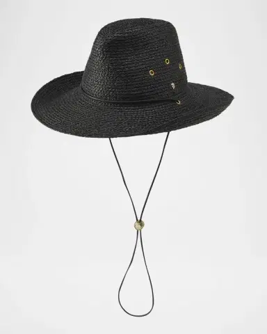 Helen Kaminski Madison Raffia Cowboy Fedora | Thumbnail 2 Helen Kaminski Madison Raffia Cowboy Fedora | Thumbnail 2
