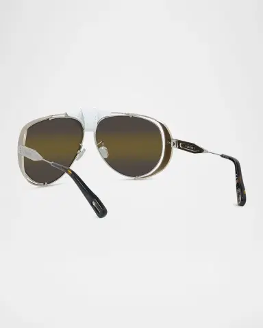 Vuarnet Men's Arctic Titanium Aviator Sunglasses | Thumbnail 2