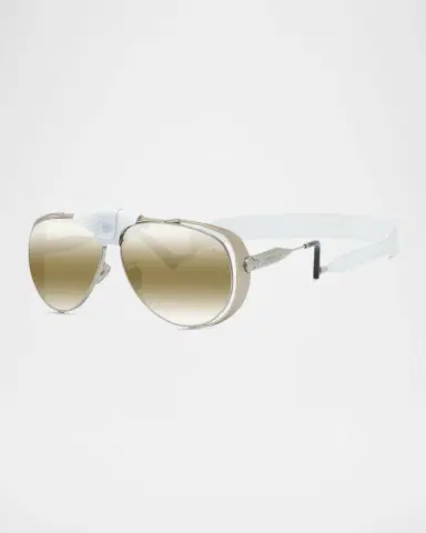 Vuarnet Men's Arctic Titanium Aviator Sunglasses | Thumbnail 6
