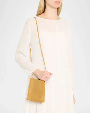 THE ROW To Go Small Crossbody Bag in Napa Leather | Thumbnail 2