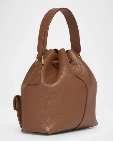 Ferragamo Harley Grainy Leather Bucket Bag | Thumbnail 3 Ferragamo Harley Grainy Leather Bucket Bag | Thumbnail 3