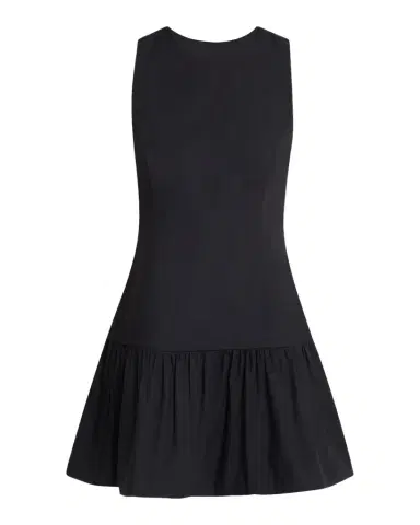 Marie Oliver Marilyn Flounce Cotton Mini Dress | Thumbnail 1