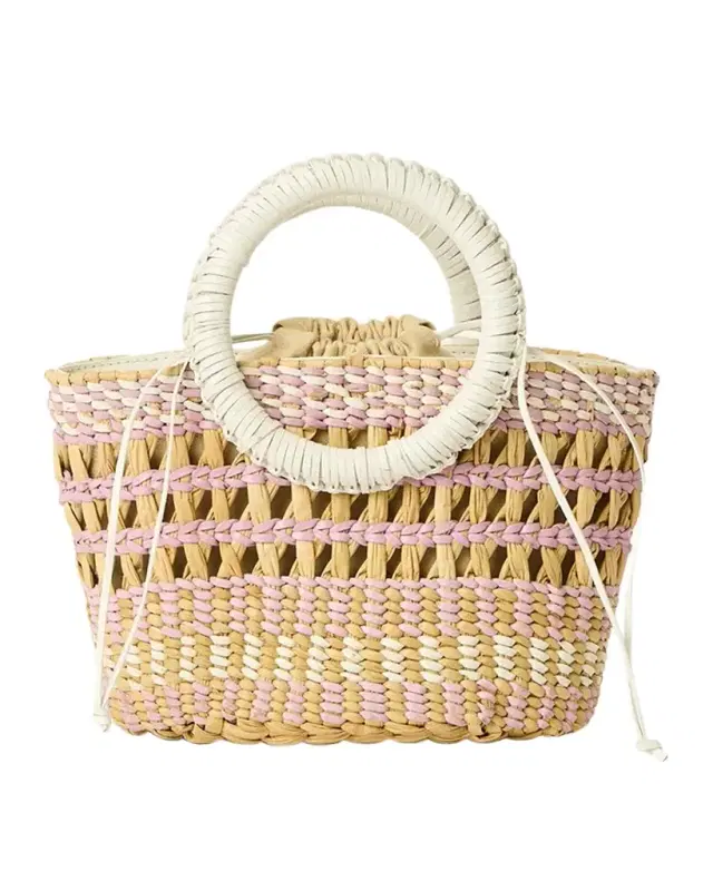 BTB Los Angeles Rio Mini Woven Tote Bag