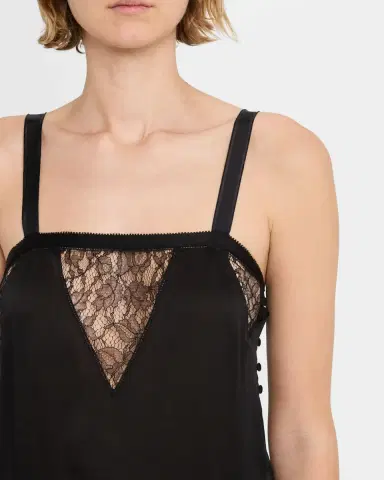 Chloé Lace-Inset Silk Cami | Thumbnail 5 Chloé Lace-Inset Silk Cami | Thumbnail 5