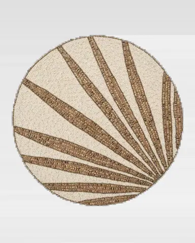 Kim Seybert Royal Palm Beaded Placemat | Thumbnail 2 Kim Seybert Royal Palm Beaded Placemat | Thumbnail 2