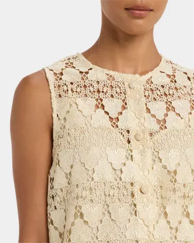 FRAME The Deco Lace Mini Dress | Thumbnail 8