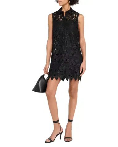 FRAME The Deco Lace Mini Dress | Thumbnail 1