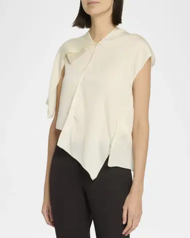 THE ROW Doss Paneled Sleeveless Top | Thumbnail 4
