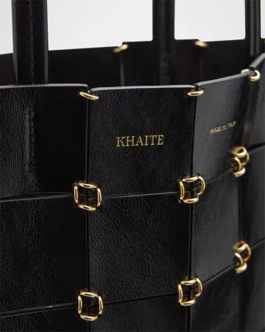 Khaite Emma Small Paneled Leather Tote Bag | Thumbnail 5 Khaite Emma Small Paneled Leather Tote Bag | Thumbnail 5