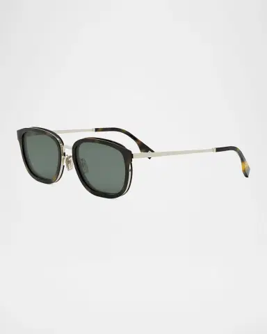 Fendi Men's Travel Metal Round Sunglasses | Thumbnail 3