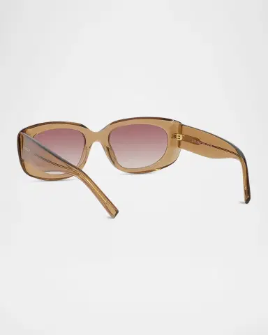 Givenchy GV Day Acetate Rectangle Sunglasses | Thumbnail 2