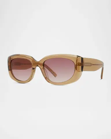 Givenchy GV Day Acetate Rectangle Sunglasses | Thumbnail 3