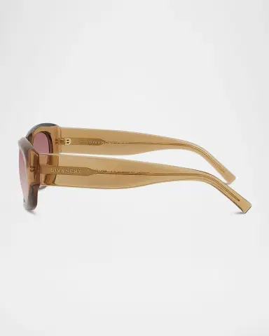 Givenchy GV Day Acetate Rectangle Sunglasses | Thumbnail 4