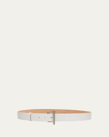 Alexander McQueen T-Bar Skinny Leather Belt | Thumbnail 3 Alexander McQueen T-Bar Skinny Leather Belt | Thumbnail 3