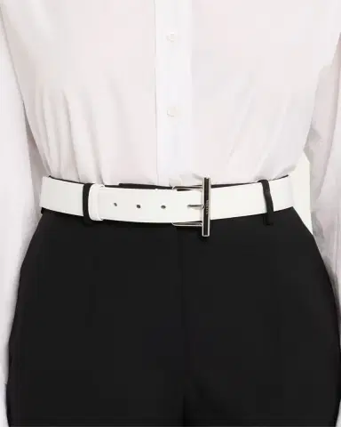 Alexander McQueen T-Bar Skinny Leather Belt | Thumbnail 4 Alexander McQueen T-Bar Skinny Leather Belt | Thumbnail 4