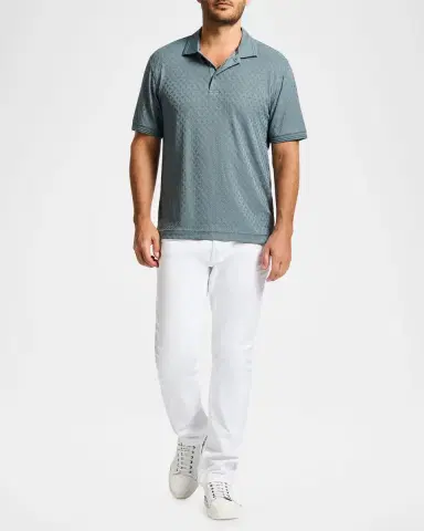 Robert Graham Men's Elias Jacquard Polo Shirt | Thumbnail 2 Robert Graham Men's Elias Jacquard Polo Shirt | Thumbnail 2