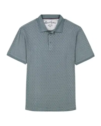 Robert Graham Men's Elias Jacquard Polo Shirt | Thumbnail 1 Robert Graham Men's Elias Jacquard Polo Shirt | Thumbnail 1