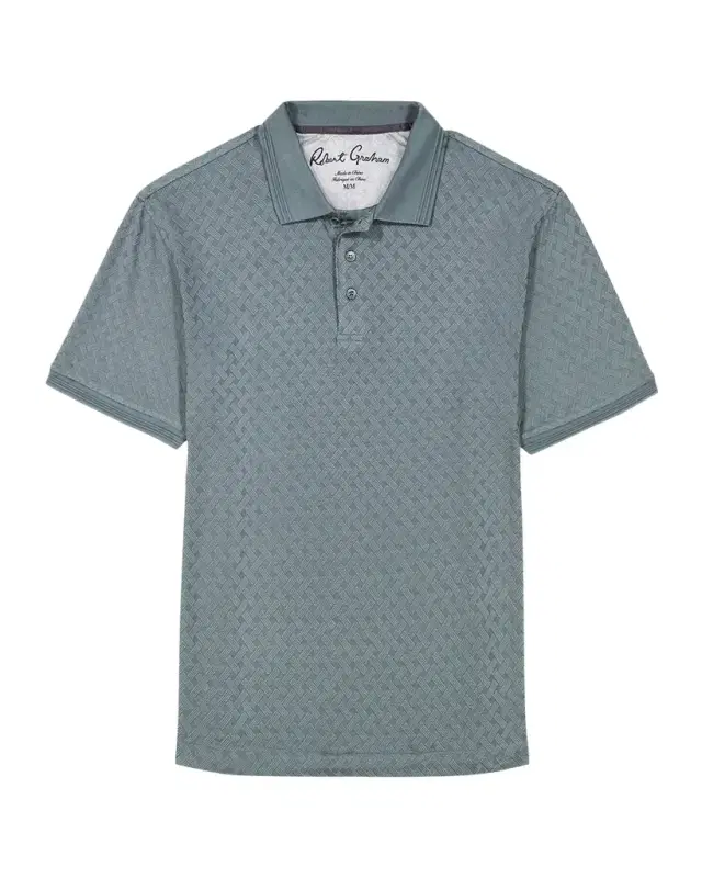 Men 's Elias Jacquard Polo Shirt