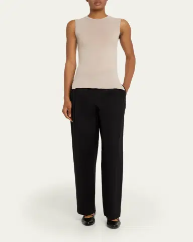 MAJESTIC FILATURES Cashmere Crewneck Tank Top | Thumbnail 2