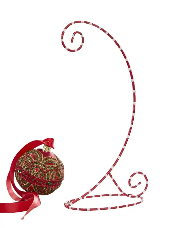 Coton Colors Large Ornament Stand, Red/White