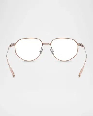 Brunello Cucinelli BC1008T Blue Light Geometric Glasses | Thumbnail 4