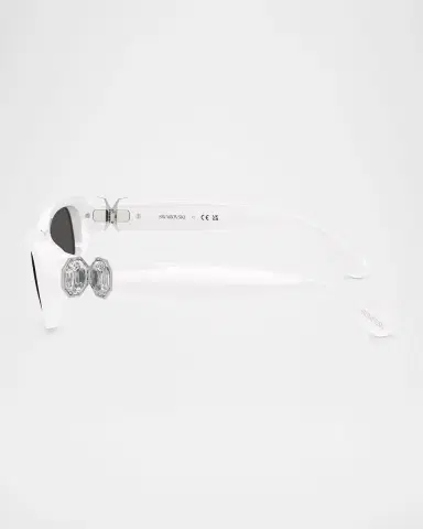 Swarovski SK6036U Crystal-Hinge Plastic Pillow Sunglasses | Thumbnail 2