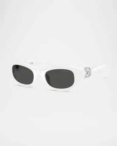 Swarovski SK6036U Crystal-Hinge Plastic Pillow Sunglasses | Thumbnail 3