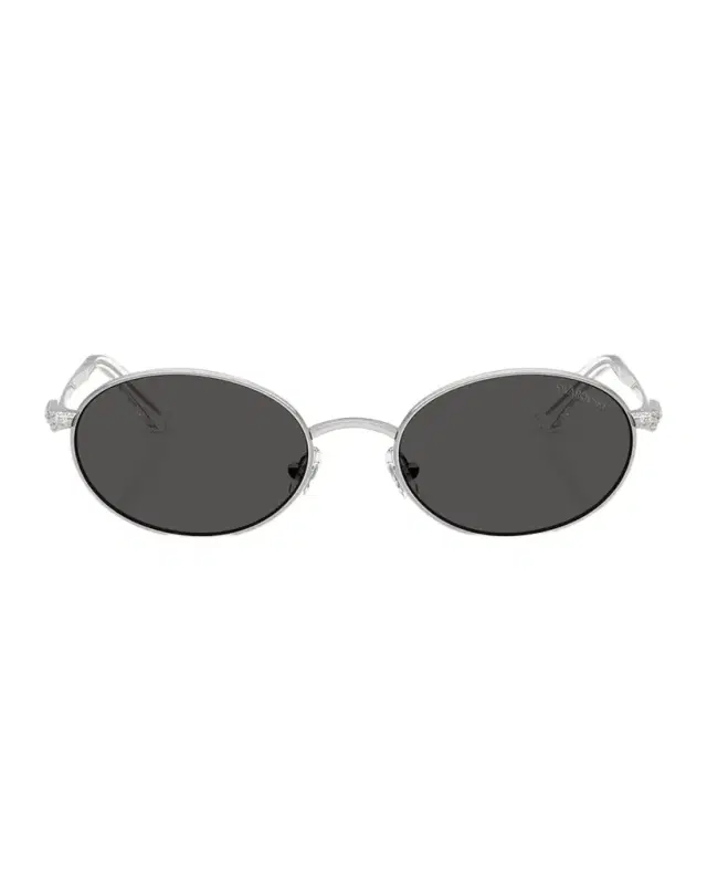 SWAROVSKI SK7033 Metal Oval Sunglasses
