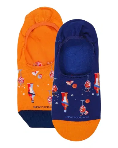 Marcoliani Men's Invisible Touch Spritz 2-Pack No-Show Socks | Thumbnail 1 Marcoliani Men's Invisible Touch Spritz 2-Pack No-Show Socks | Thumbnail 1