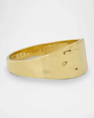 Jennifer Meyer Tapered Hammered Ring | Thumbnail 4