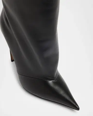 Dolce & Gabbana Devotion Leather Knee-High Boots | Thumbnail 3 Dolce & Gabbana Devotion Leather Knee-High Boots | Thumbnail 3