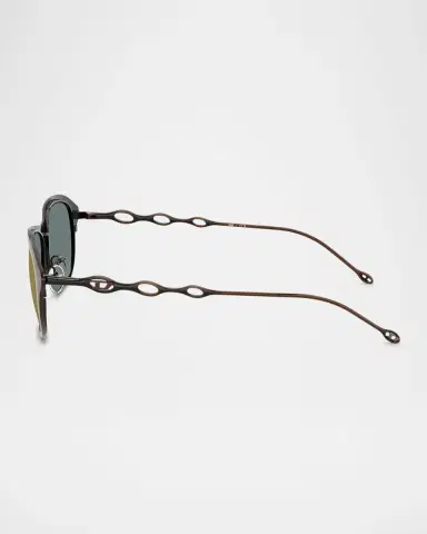 Diesel Men's DL1011 Pillow Sunglasses | Thumbnail 2