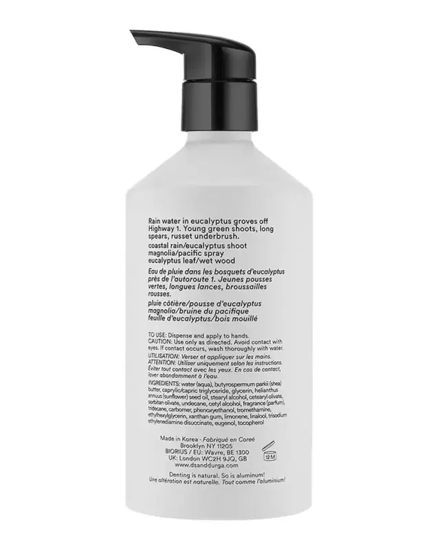 D.S. & DURGA Big Sur After Rain Hand Lotion, 11.8 oz.​