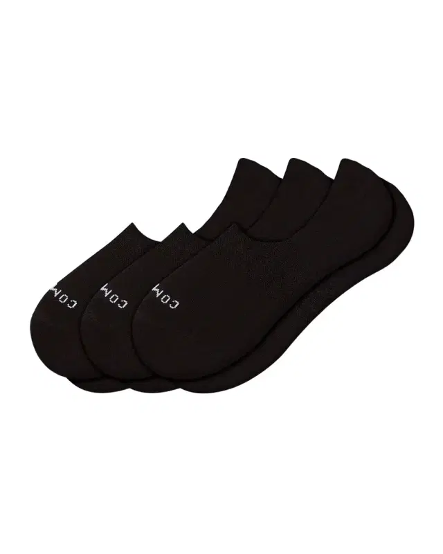 Men 's 3-Pack Cotton No-Show Socks with Grips