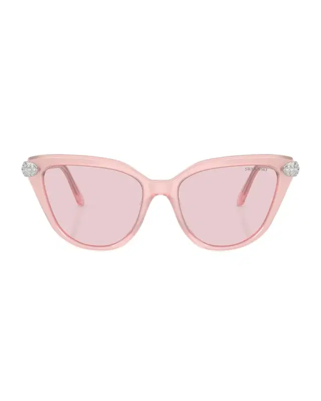 SWAROVSKI SK6039 Cat-Eye Acetate Sunglasses