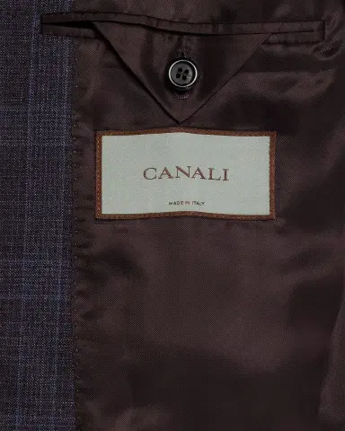 Canali Men's Plaid Wool Notch-Lapel Sport Coat | Thumbnail 3 Canali Men's Plaid Wool Notch-Lapel Sport Coat | Thumbnail 3