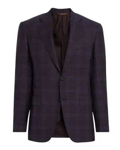 Canali Men's Plaid Wool Notch-Lapel Sport Coat | Thumbnail 1 Canali Men's Plaid Wool Notch-Lapel Sport Coat | Thumbnail 1