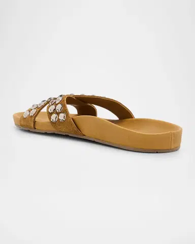 PEDRO GARCIA Analis Crystal Suede Crisscross Sandals | Thumbnail 4 PEDRO GARCIA Analis Crystal Suede Crisscross Sandals | Thumbnail 4