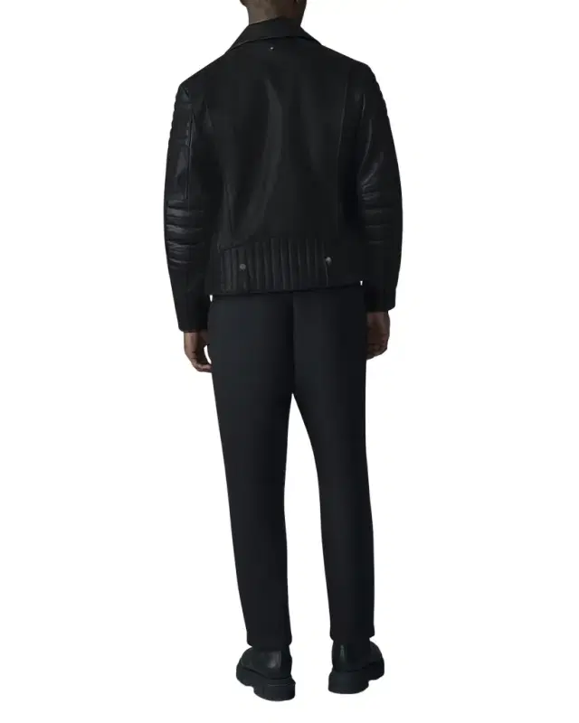 Men 's Kenneth Leather Perfecto Biker Jacket