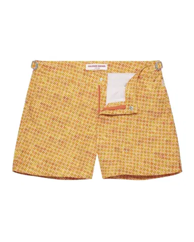 Orlebar Brown Men's Setter Geo-Print Swim Shorts | Thumbnail 1 Orlebar Brown Men's Setter Geo-Print Swim Shorts | Thumbnail 1