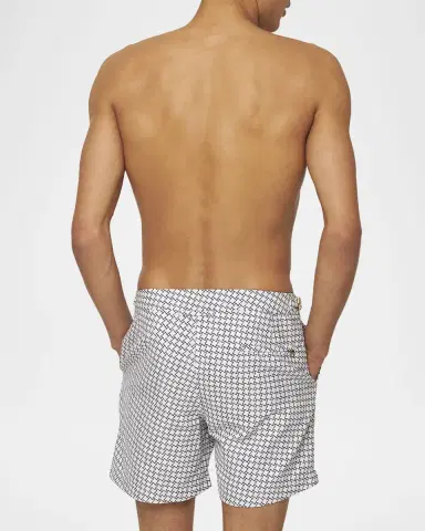 Orlebar Brown Men's Bulldog Jacquard Swim Shorts | Thumbnail 3 Orlebar Brown Men's Bulldog Jacquard Swim Shorts | Thumbnail 3